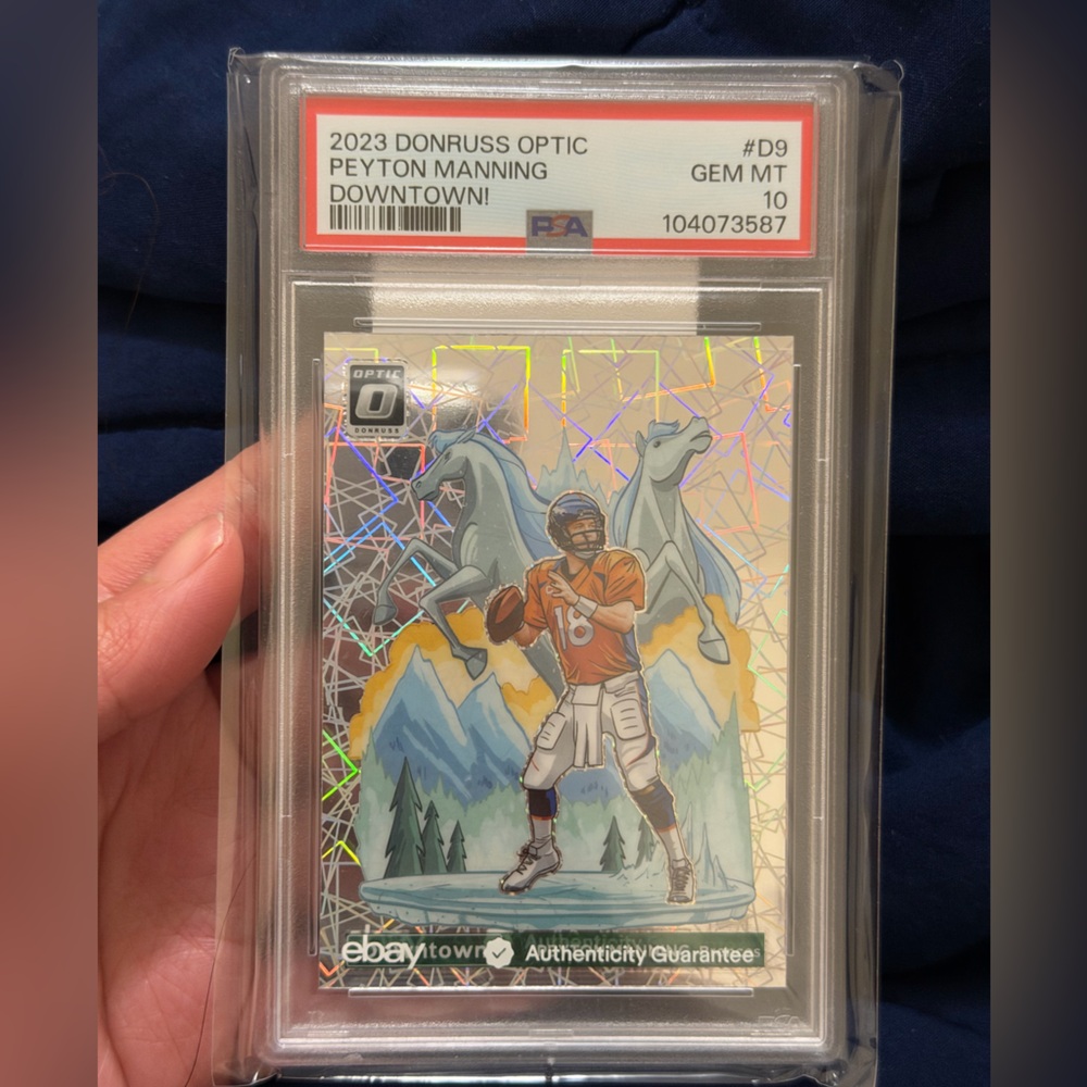 2023 Donruss Optic - Downtown Peyton Manning #D9 GEM MT PSA 10